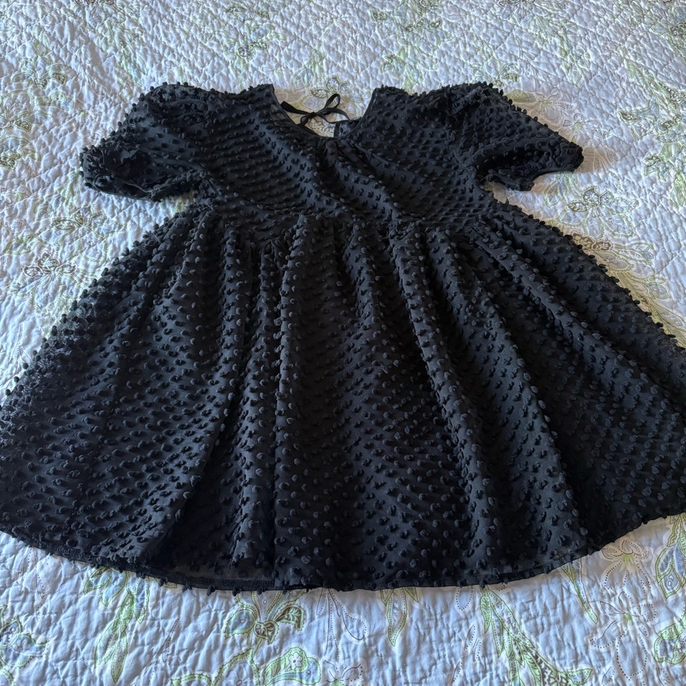 Sister Jane Babydoll Dress in Black